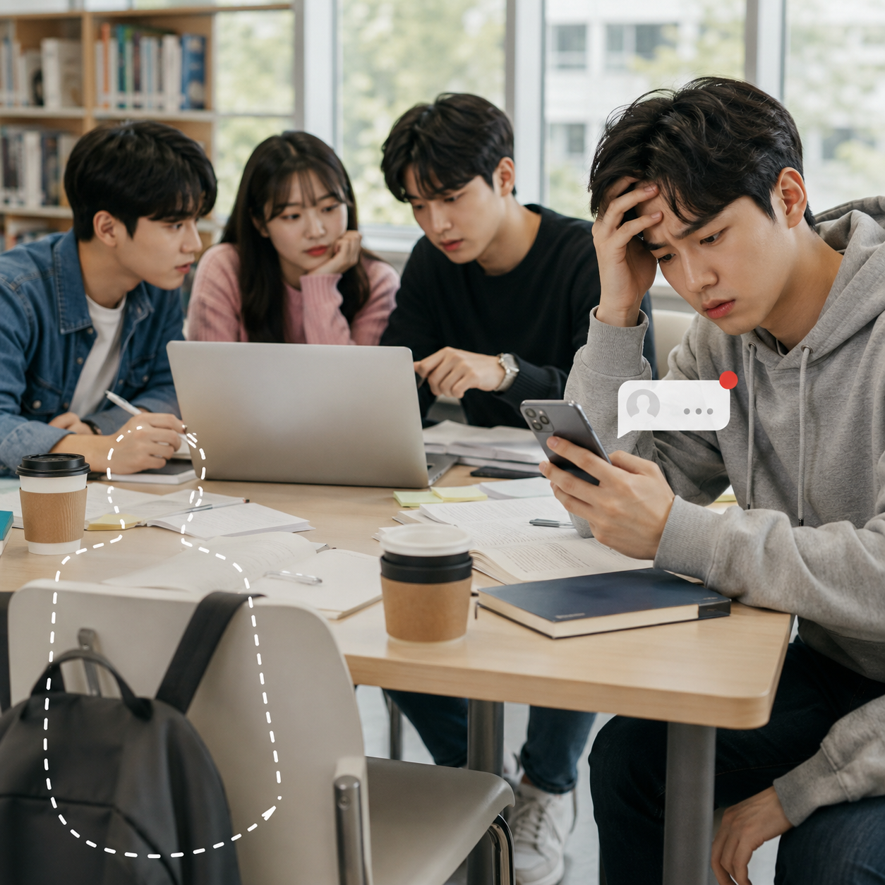 조별과제 팀원이 답장을 안 할 때｜싸우지 않고 해결하는 방법