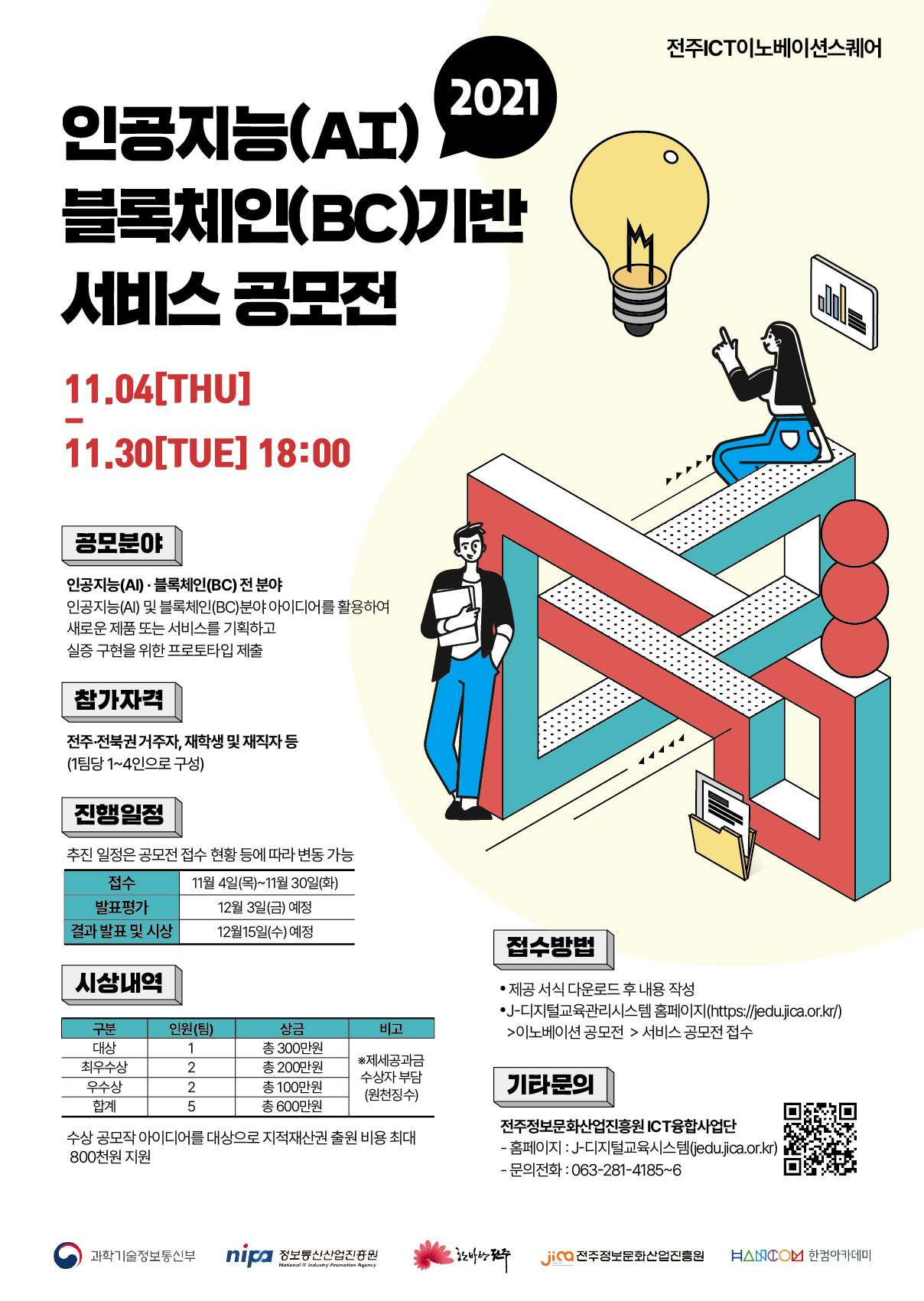 공모전/대외활동 | 2021 인공지능(AI) 블록체인(BC) 기반 서비스