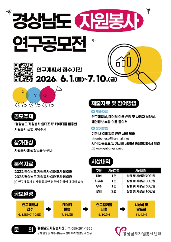 경상남도 자원봉사 연구공모전