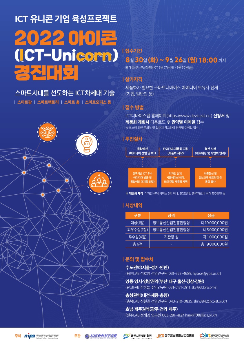 2022년 디바이스랩 전국 아이콘(ICT-Unicorn) 경진대회
