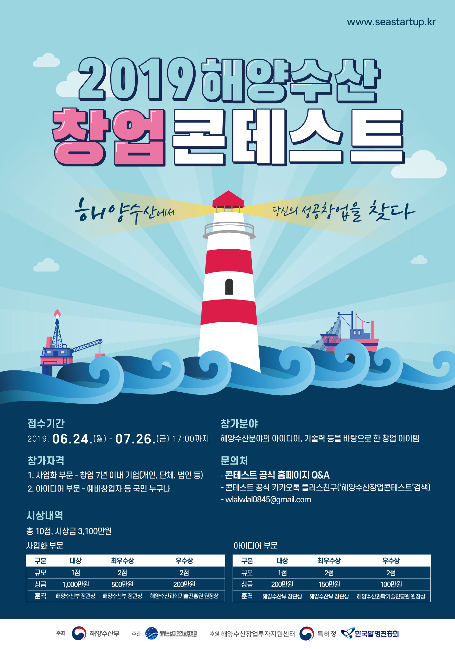 2019 해양수산 창업 콘테스트