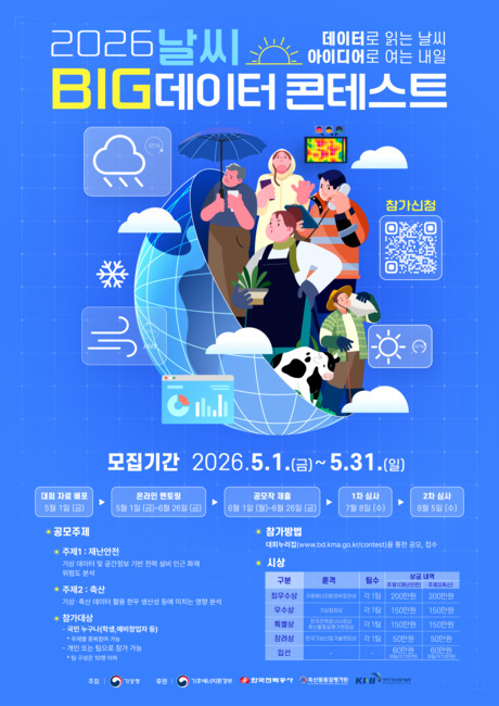 2026 날씨 빅데이터 콘테스트