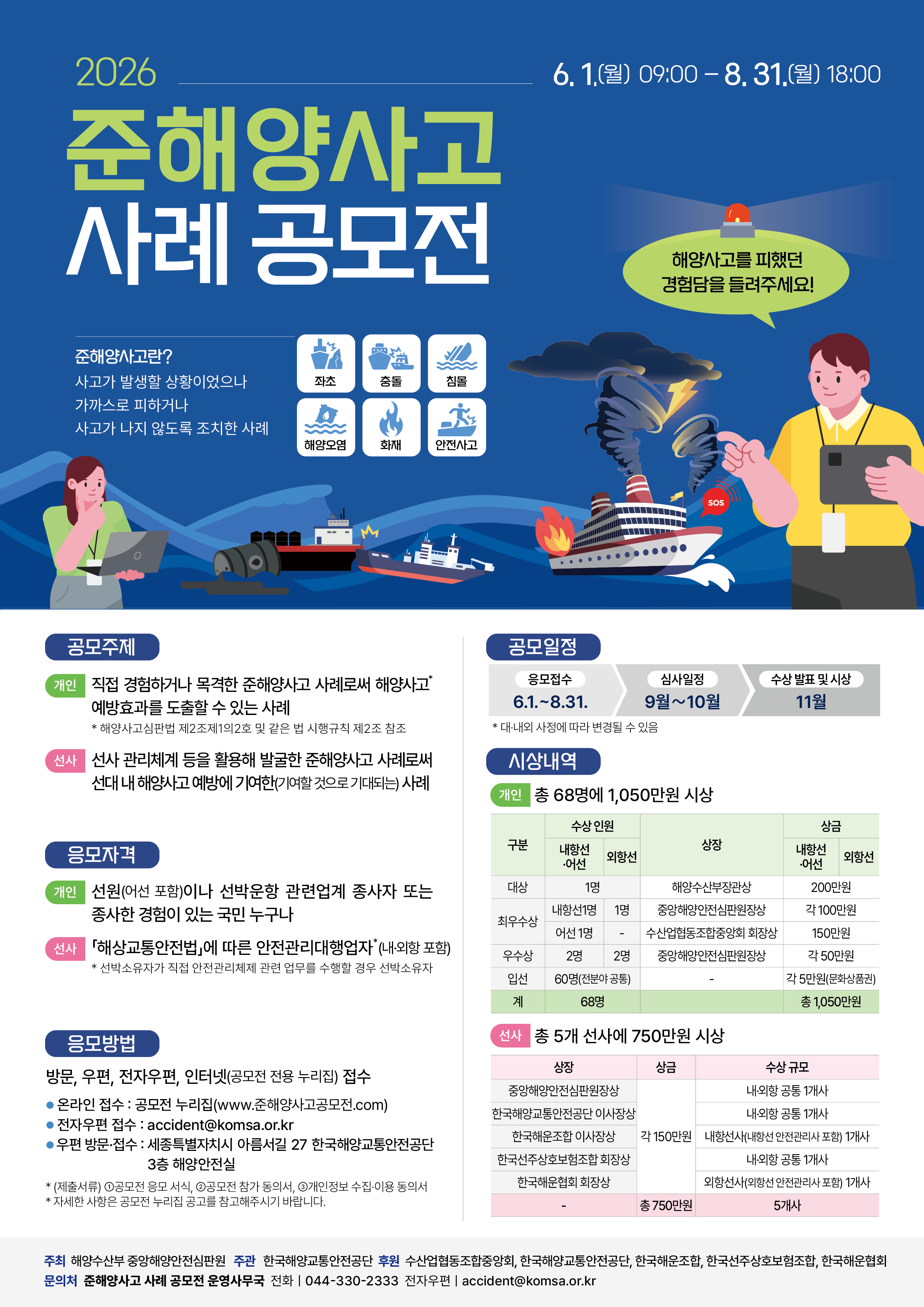 2026년 준해양사고 사례 공모전