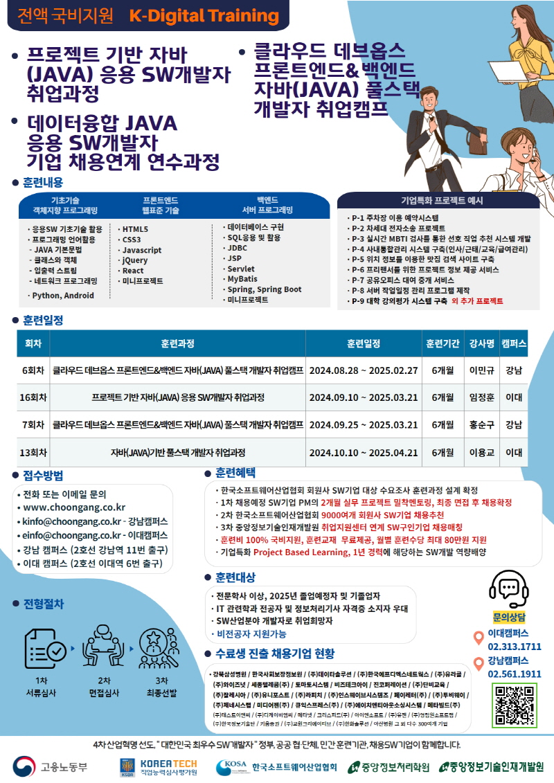 클라우드 데브옵스 자바(JAVA) 풀스택 개발자 취업캠프