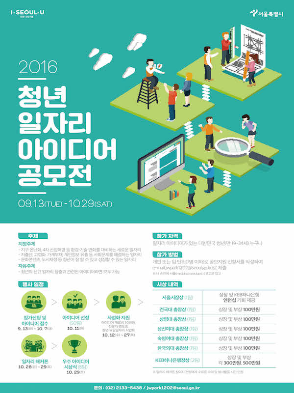 2016 청년 일자리 경진대회