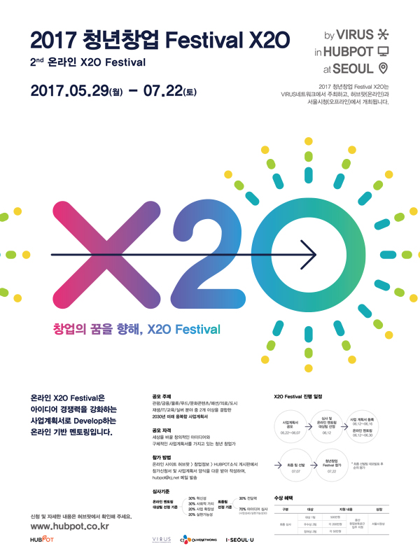 2nd 온라인 X2O Festival 공모전