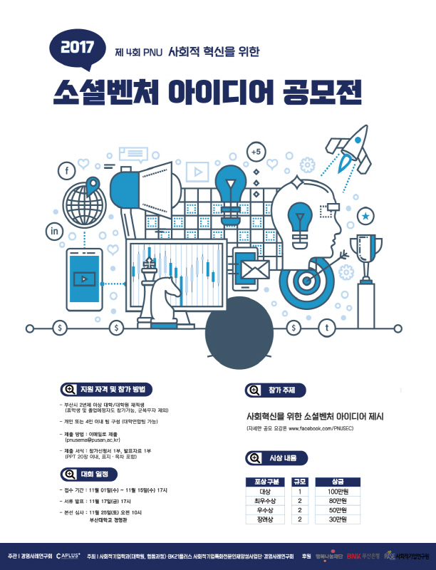 제 4회 PNU 사회혁신을 위한 소셜벤처 아이디어 공모전
