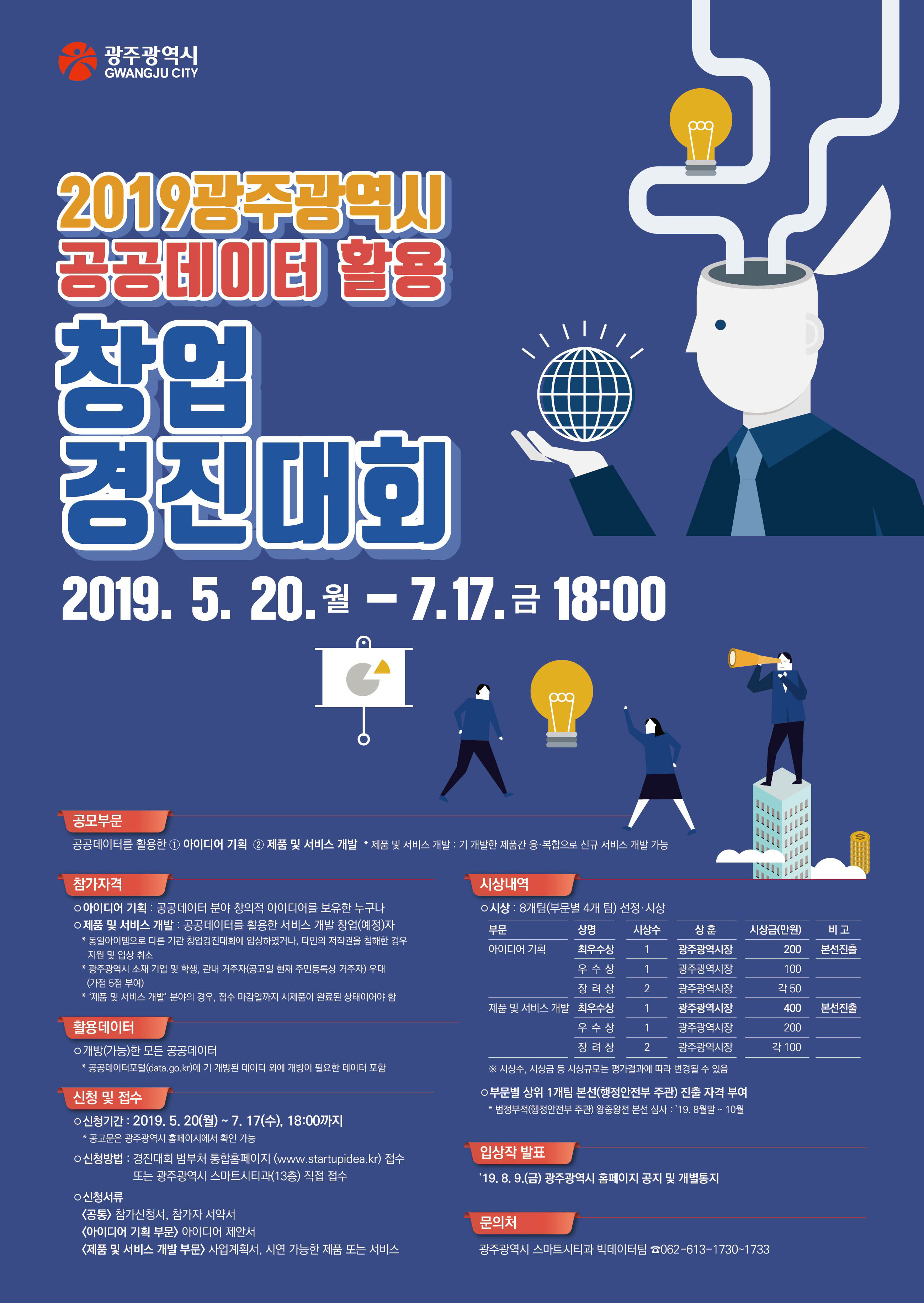 2019 광주광역시 공공데이터 활용 창업경진대회