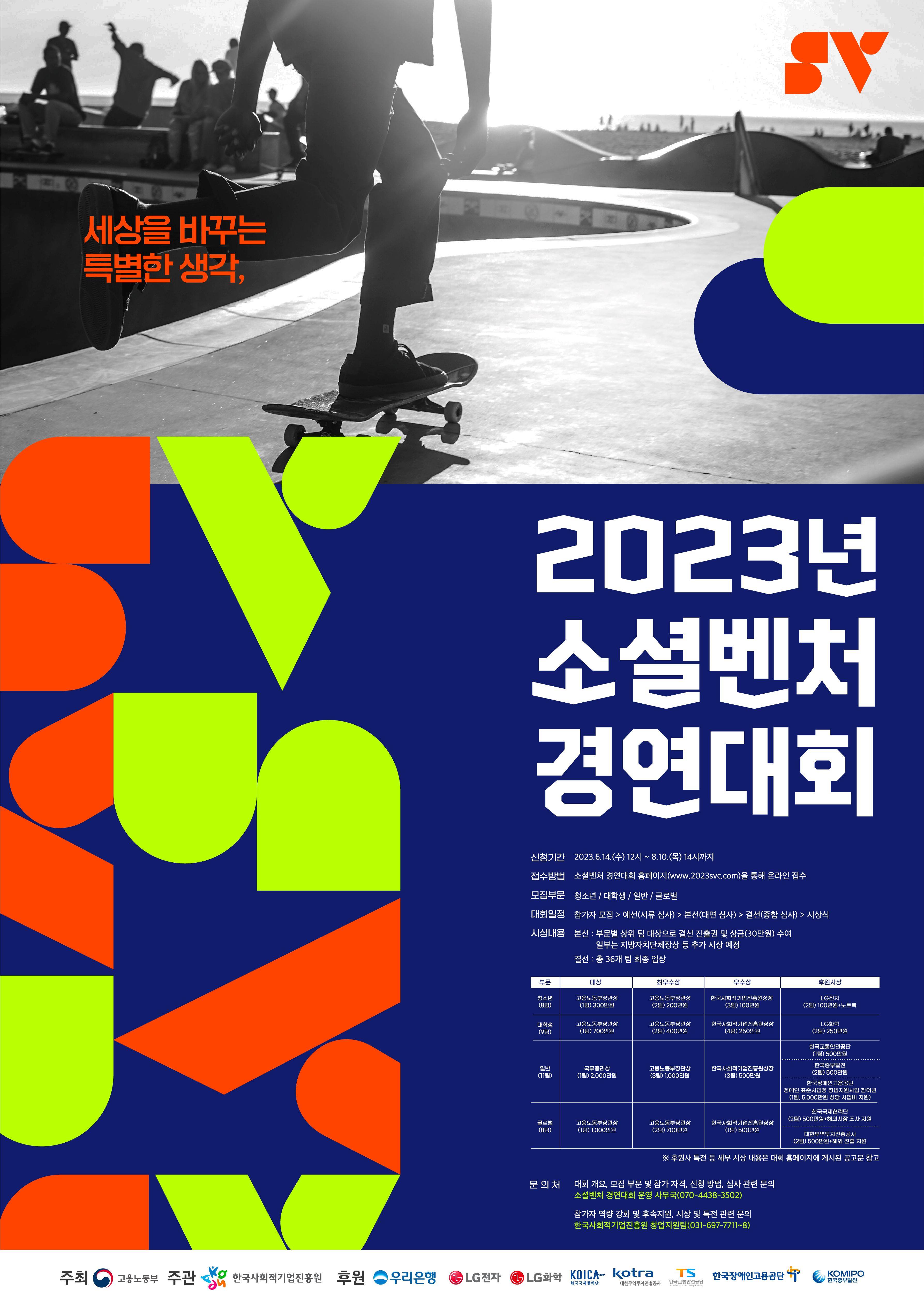 2023년 소셜벤처 경연대회