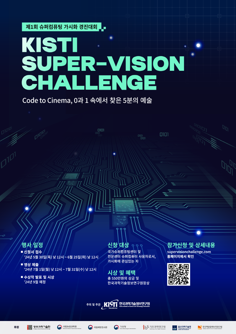 KISTI 제1회 슈퍼컴퓨팅 가시화 경진대회 SUPER-VISION CHALLENGE
