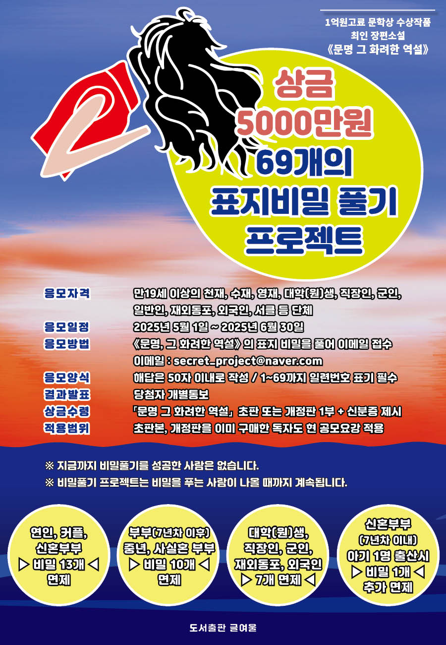 제38회 [문명 그 화려한 역설] 69개의 표지비밀 풀기 프로젝트 공모