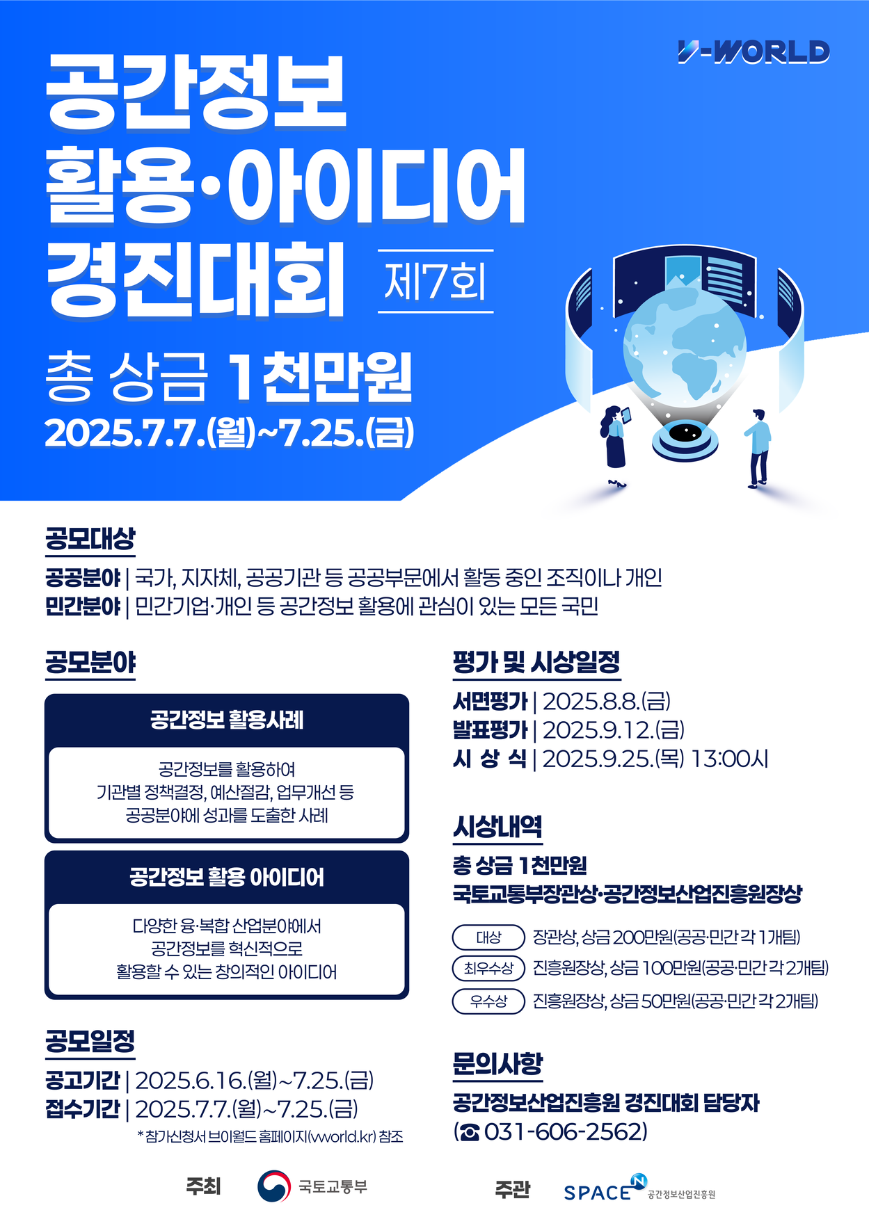 제7회 공간정보 활용·아이디어 경진대회