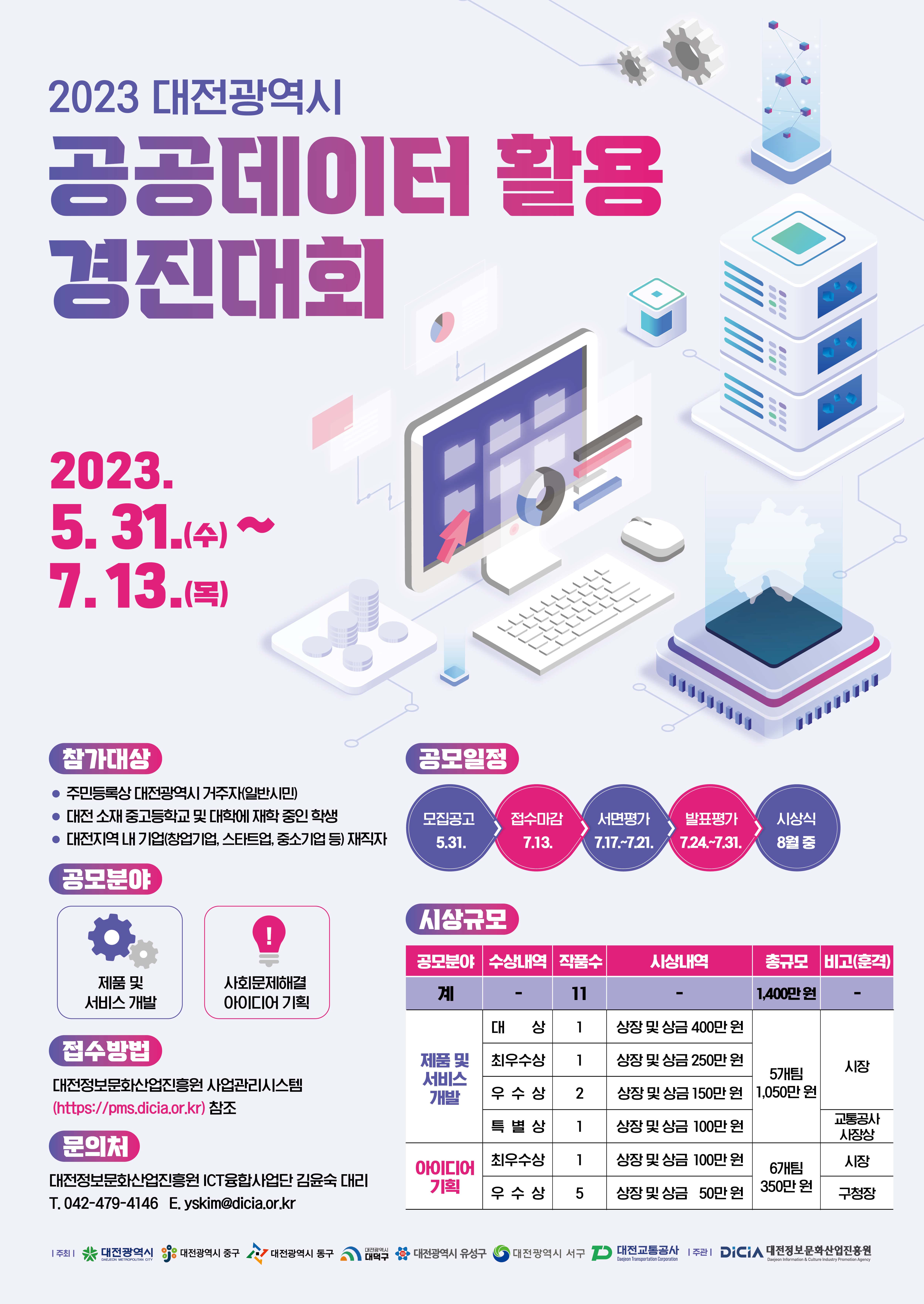 2023 대전광역시 공공데이터 활용 경진대회