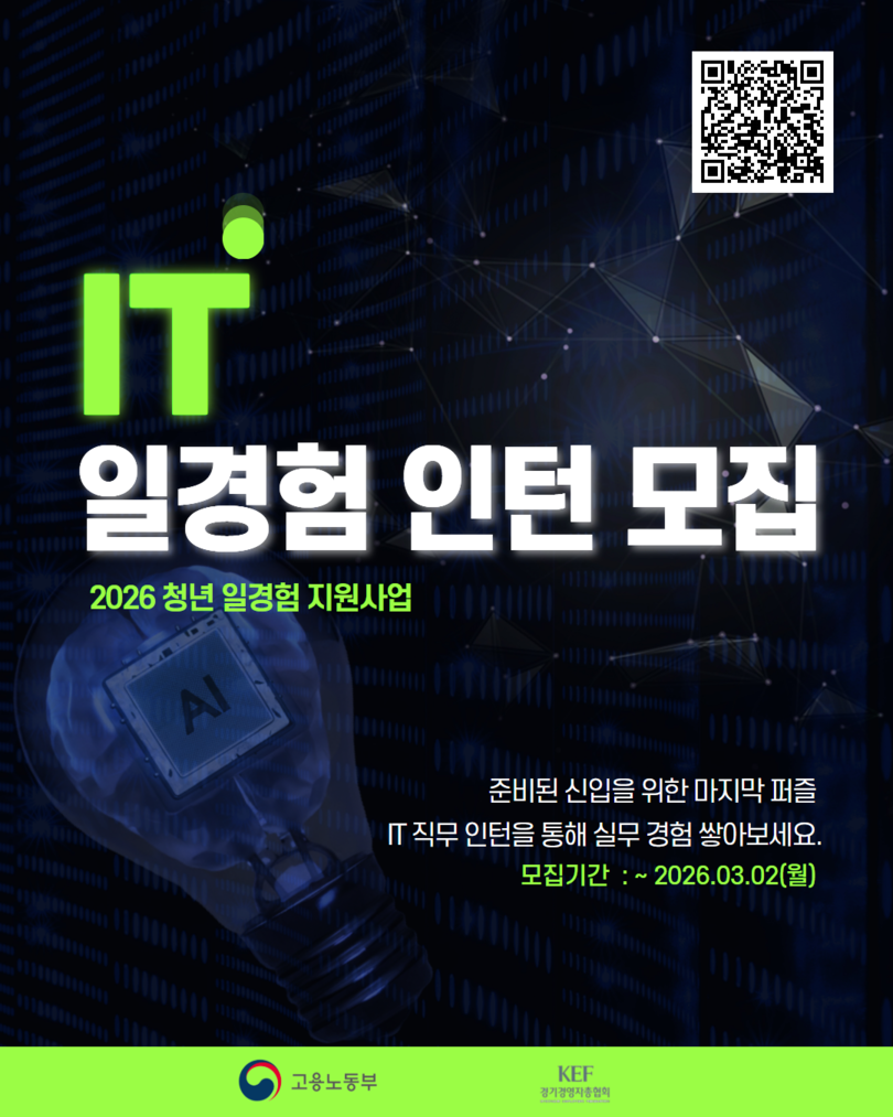 IT 직무 일경험 인턴 모집(1기)