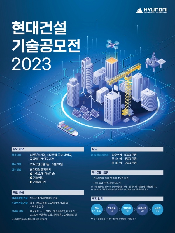 2023년 현대건설 기술공모전