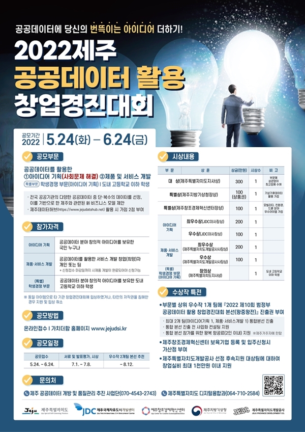 2022년 제주 공공데이터 활용 창업경진대회