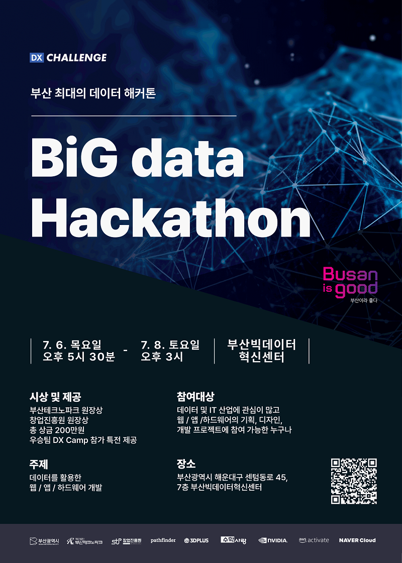 부산 최대의 데이터 해커톤, BiG Data Hackathon