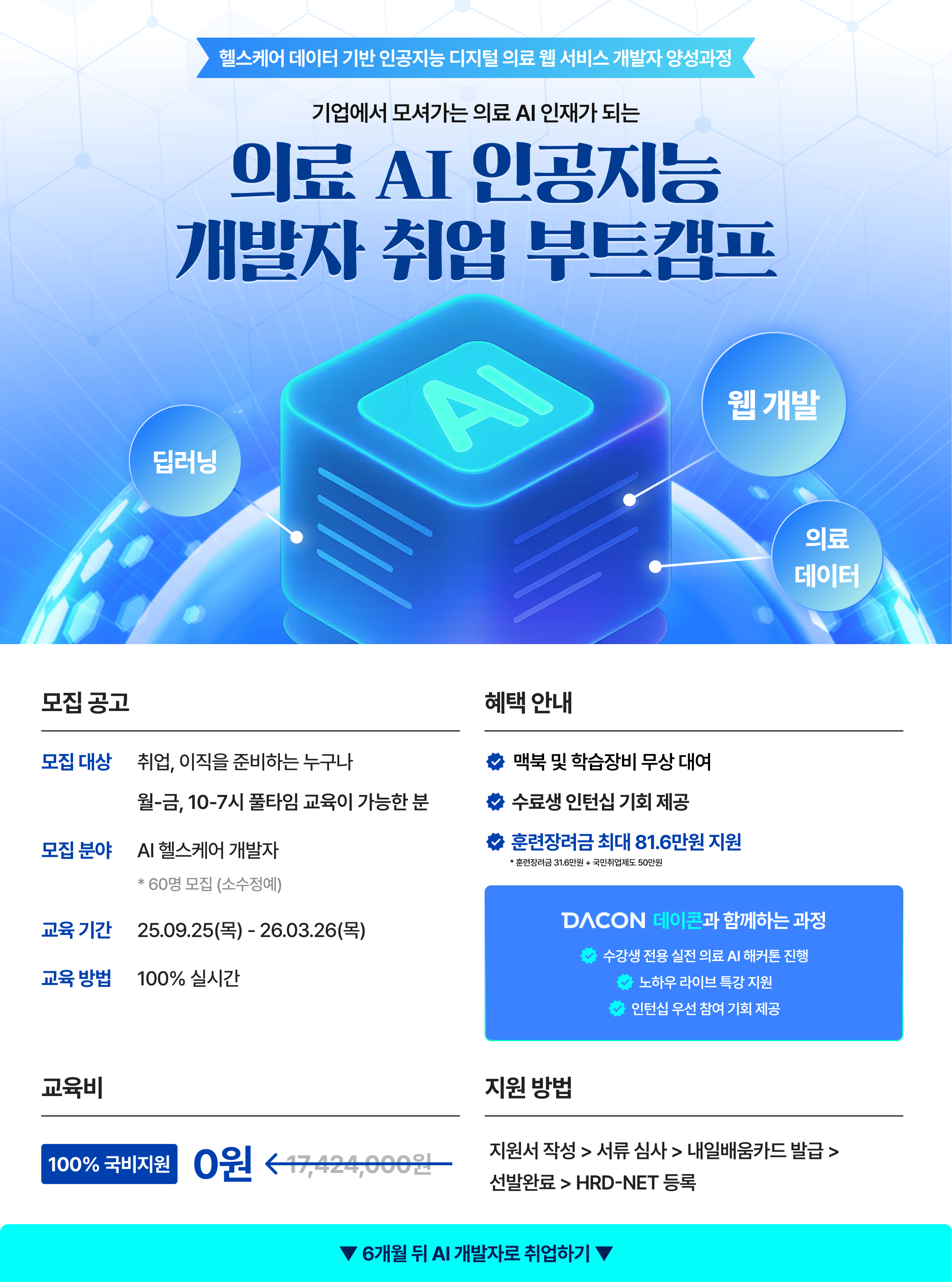 AI 헬스케어 초격차 캠프 1기 모집