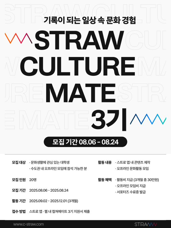 스트로 컬쳐메이트 3기 모집