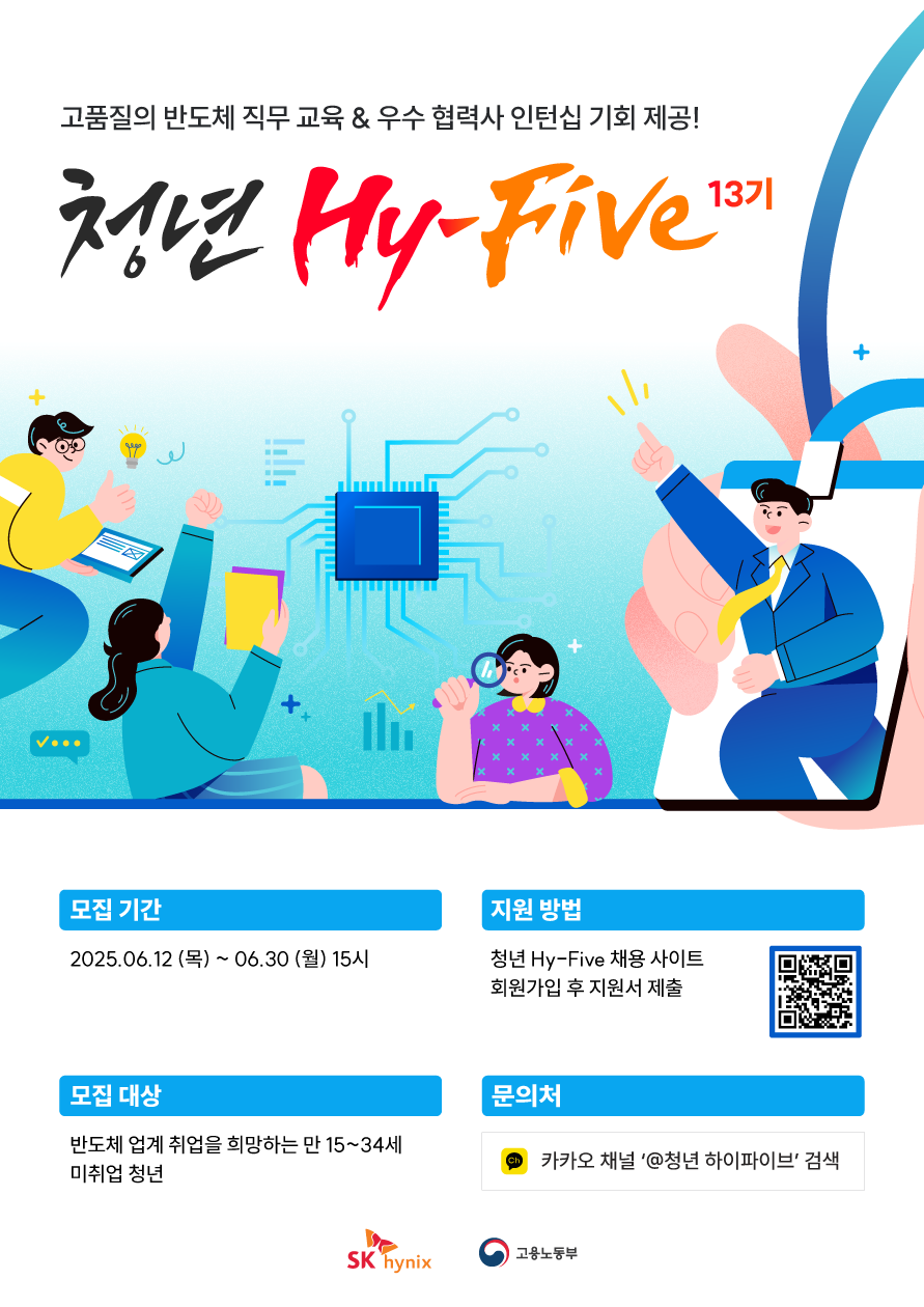 2025년 상반기 SK하이닉스 청년 Hy-Five 13기 모집