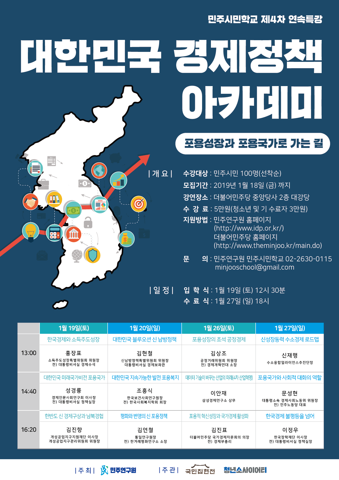 대한민국 경제정책 아카데미 '포용성정과 포용국가로 가는 길'