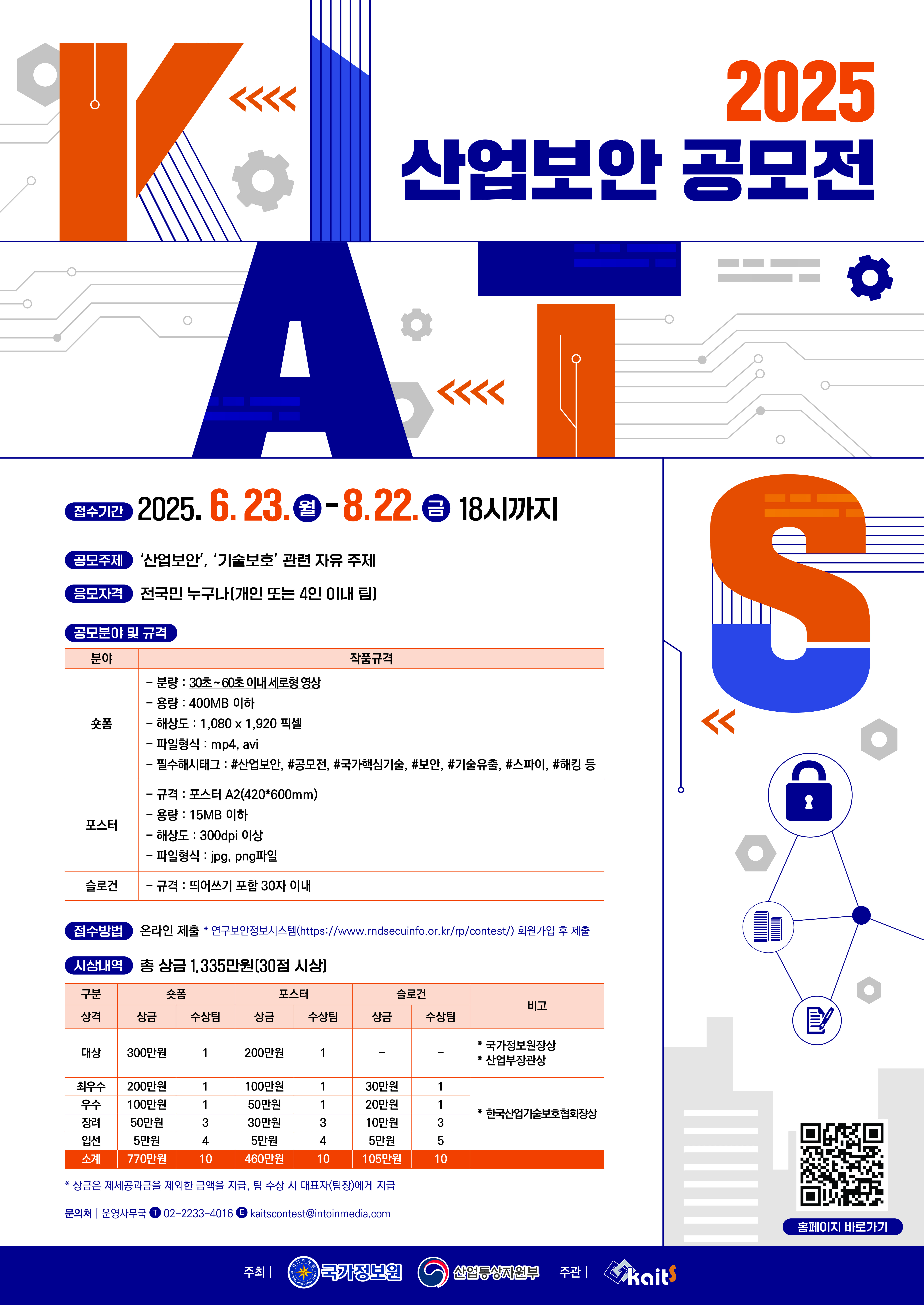 2025년 산업보안 공모전