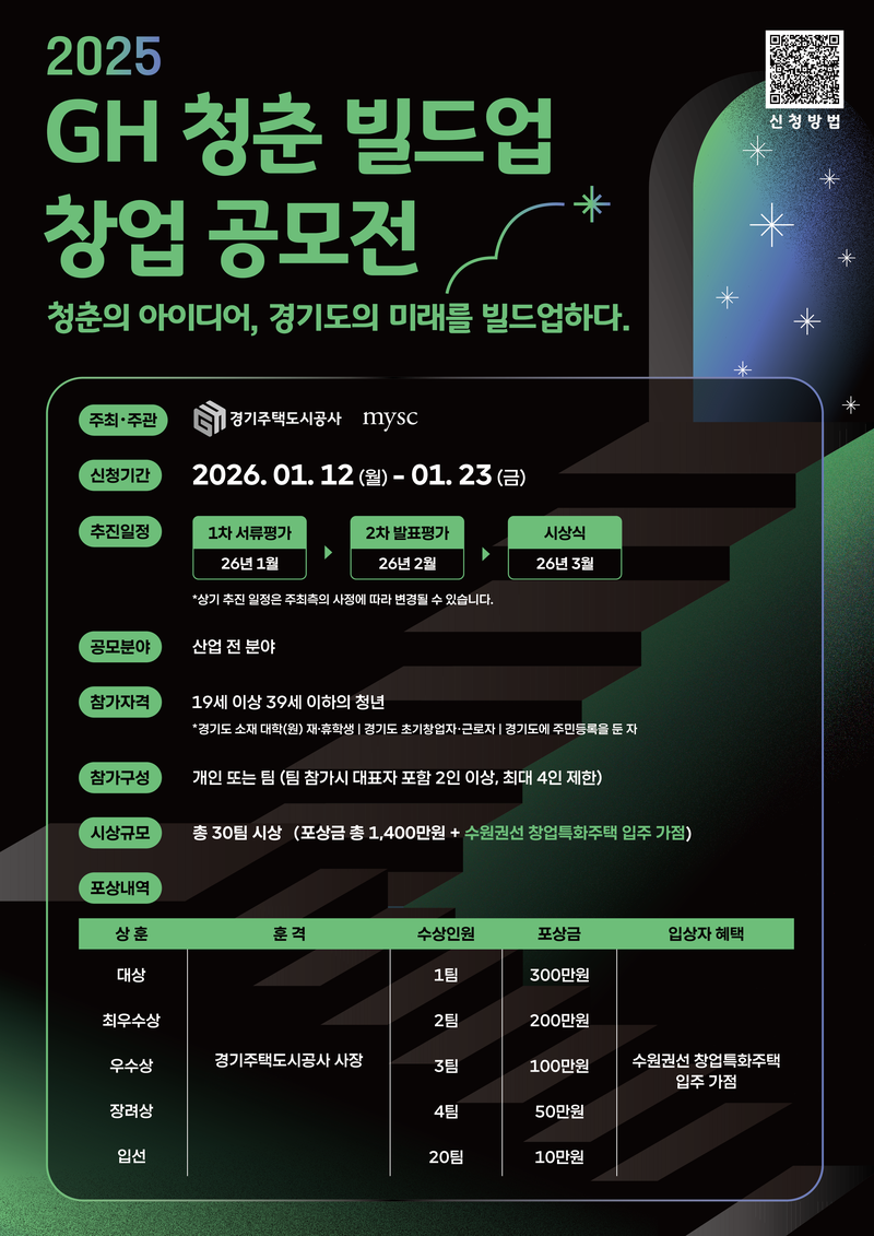 2025 GH 청춘 빌드업 창업 공모전