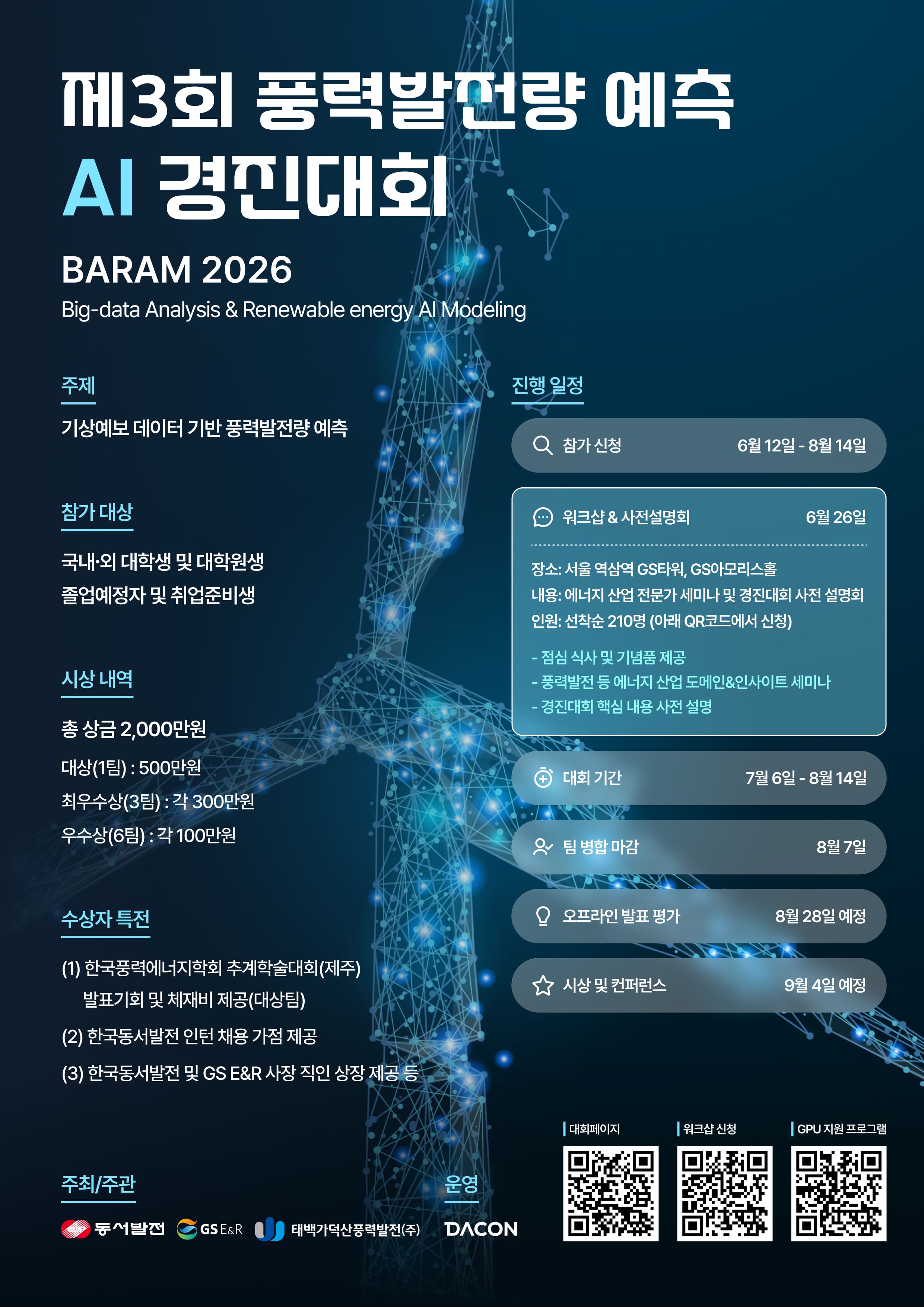 데이콘 제3회 풍력발전량 예측 AI 경진대회 - BARAM 2026