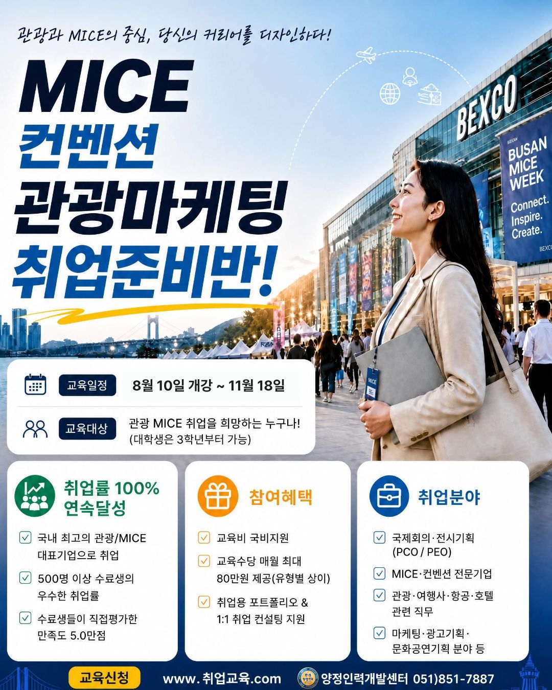 국비지원 글로벌 관광·MICE 실무인재 양성과정