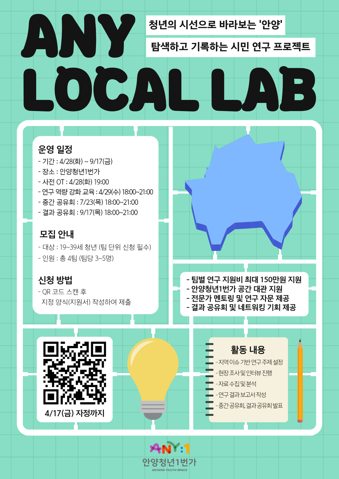 2026 청년 로컬 연구 프로젝트 'ANY Local Lab' 참여자 모집