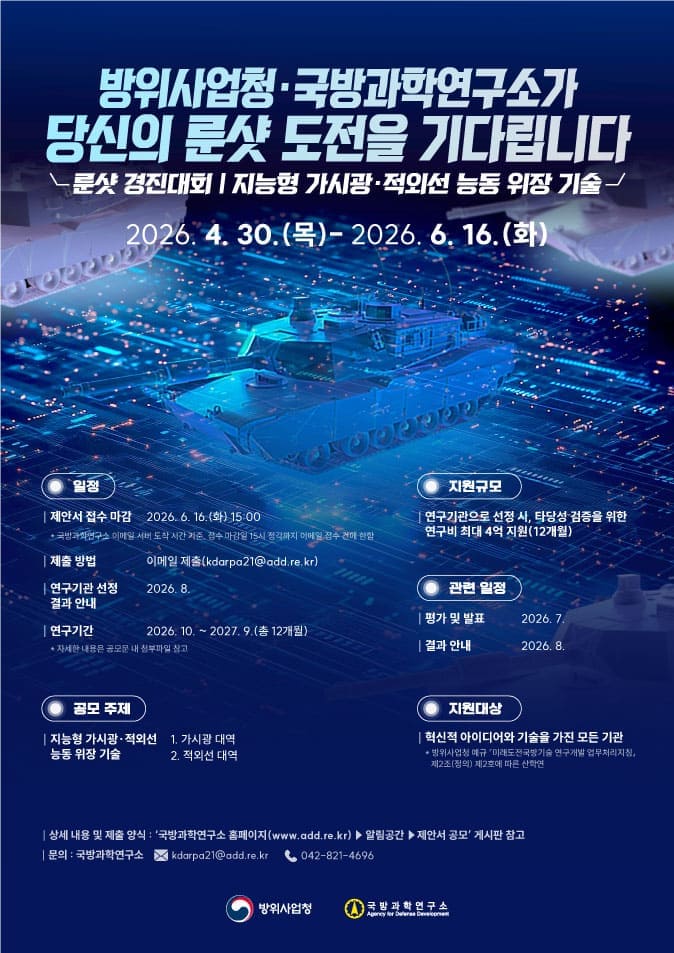 룬샷 경진대회 난제 해결방안 제안서 공모