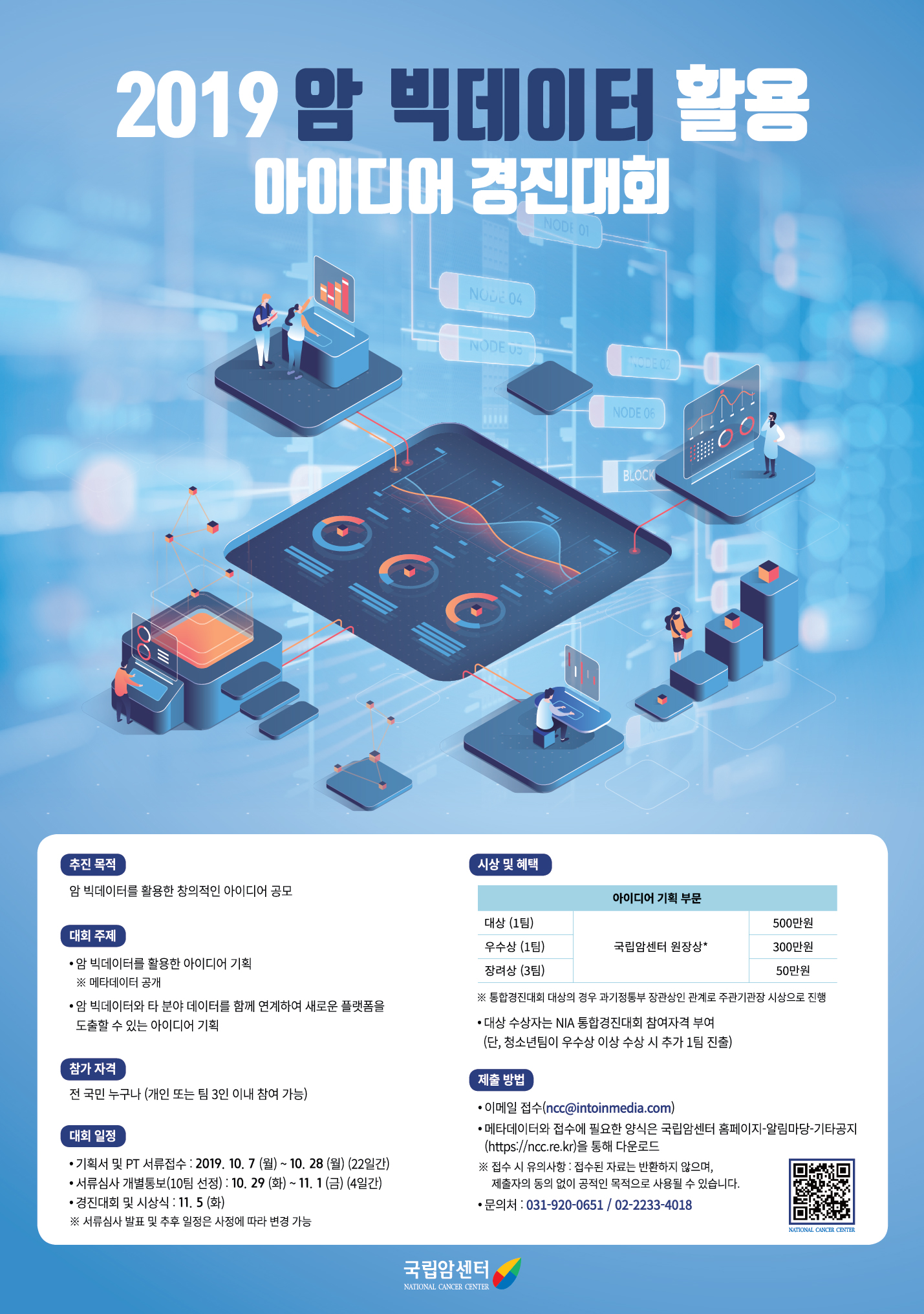 『2019 암 빅데이터 활용 아이디어 경진대회』