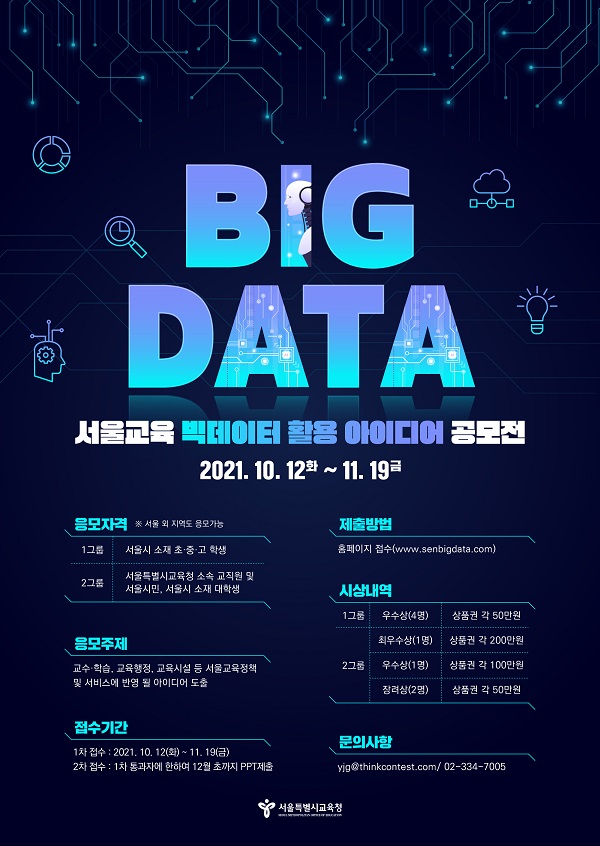 서울교육 빅데이터 활용 아이디어 공모