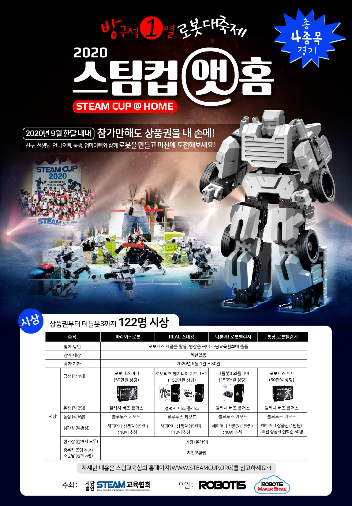 본격 방구석 1열 로봇 대축제, 2020 스팀컵 앳홈