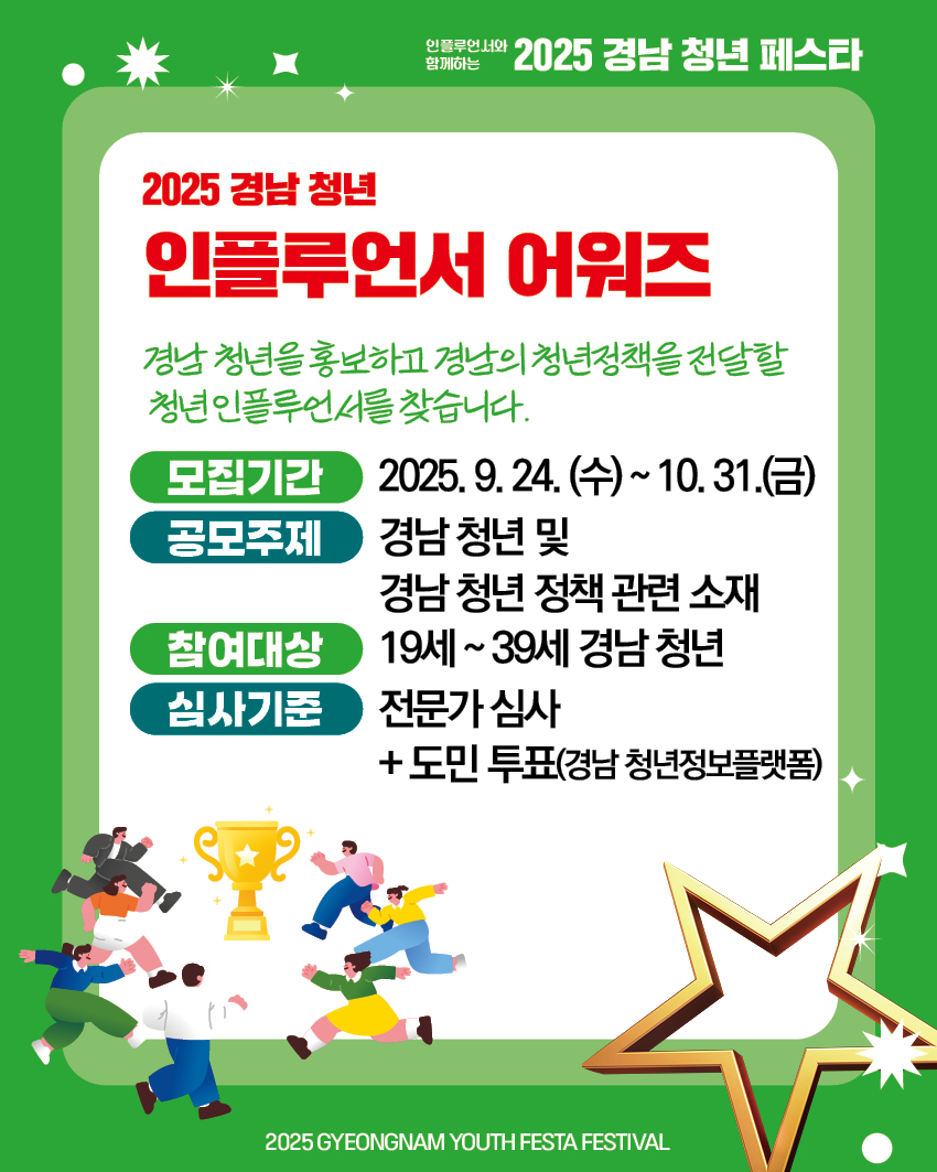 2025 경남 청년 인플루언서 어워즈