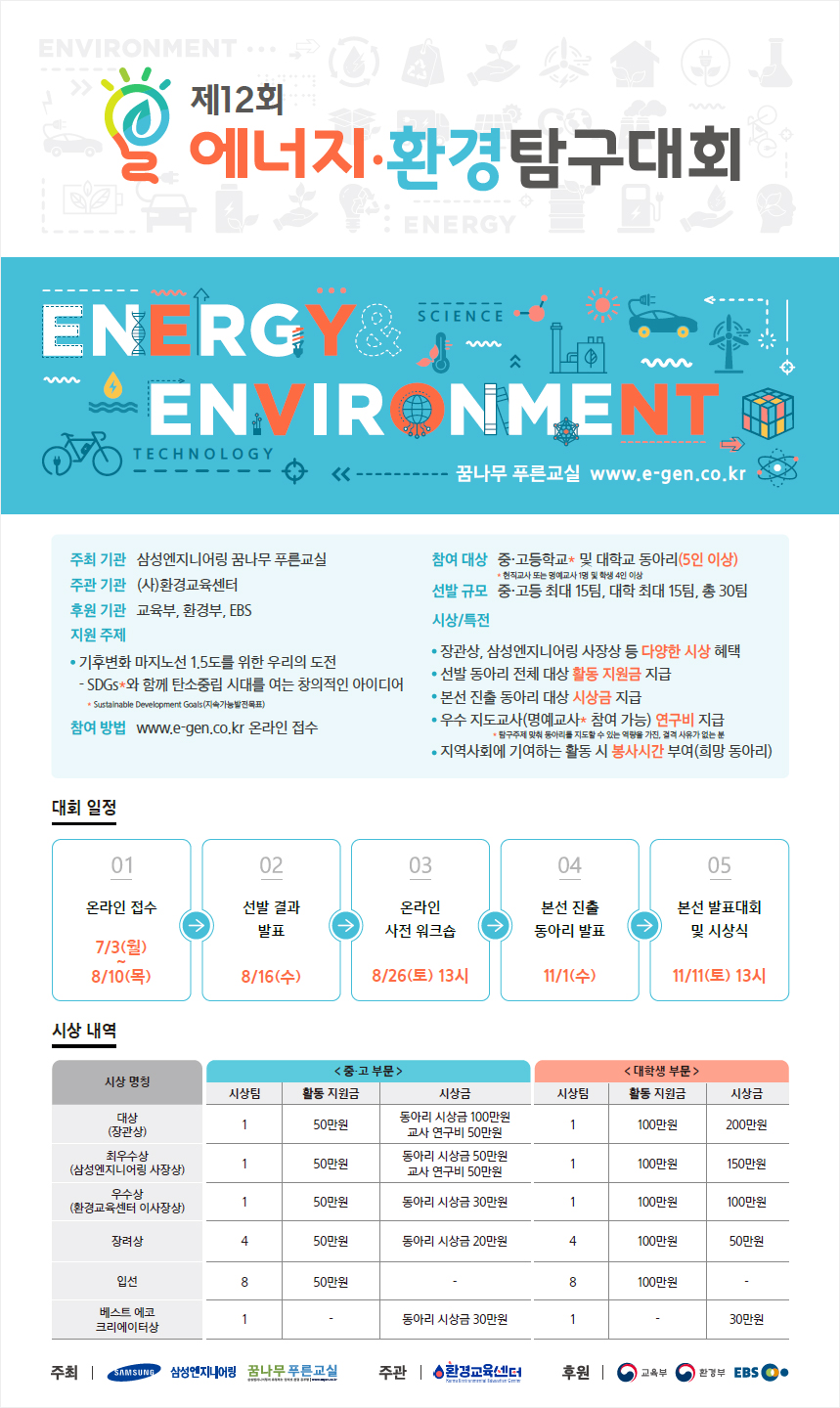 제12회 에너지·환경 탐구대회