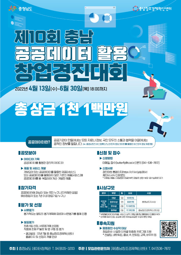 제10회 충남 공공데이터 활용 창업경진대회