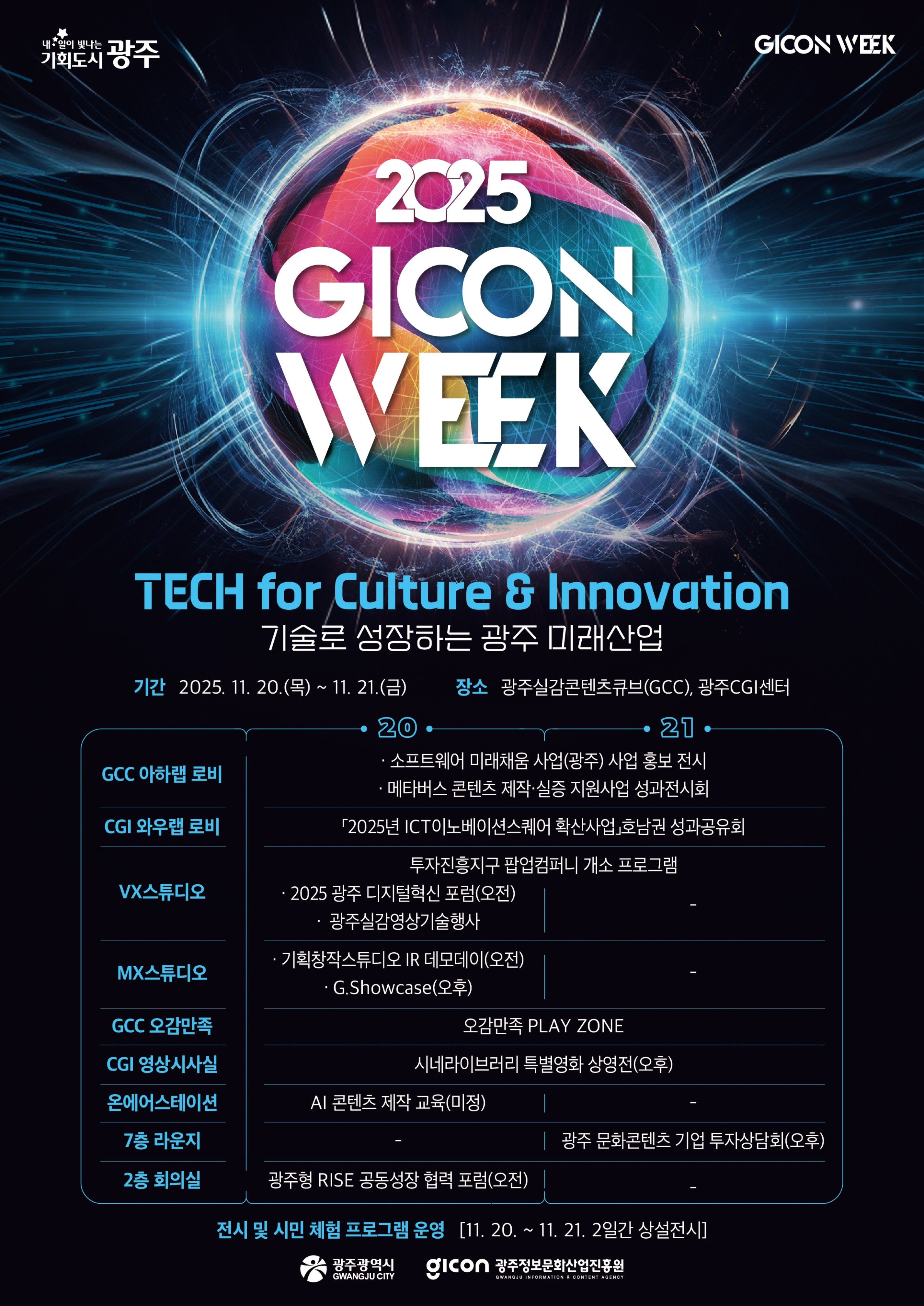 2025 GICON WEEK 기술로 성장하는 광주 미래산업
