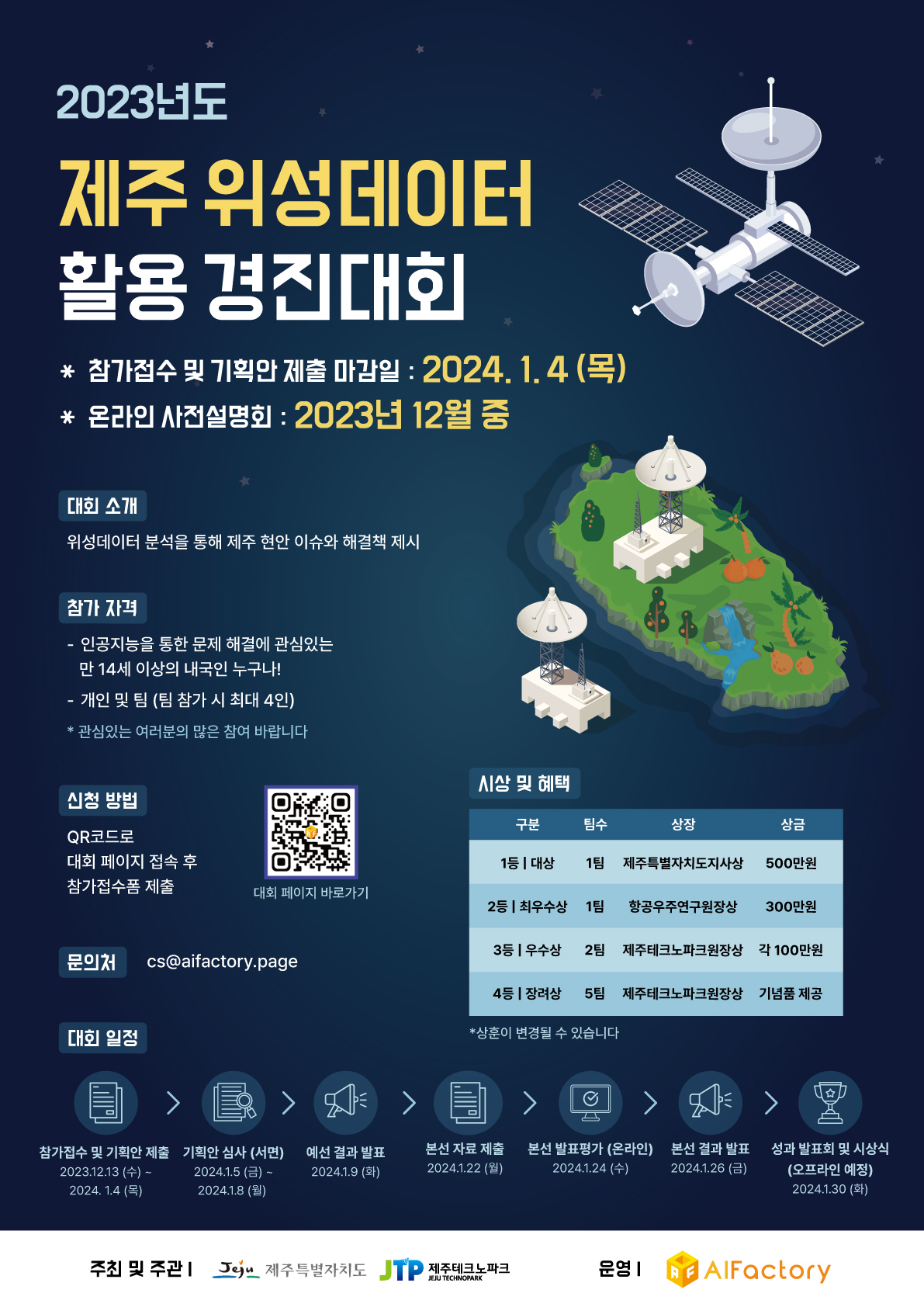 2023년도 제주 위성데이터 활용 경진대회