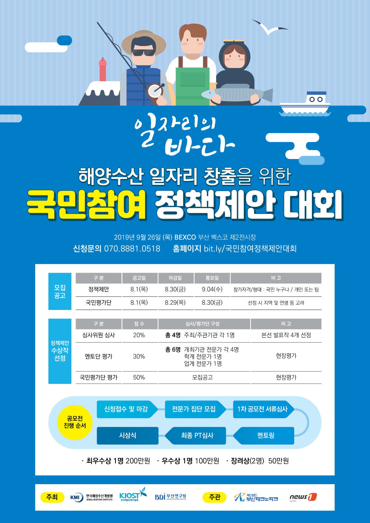 해양수산 일자리 창출을 위한 국민참여 정책제안 대회