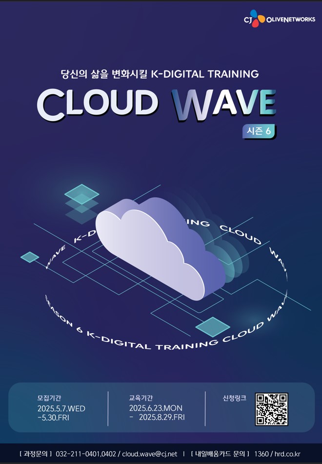 [CJ올리브네트웍스]Cloud Wave 6기 모집