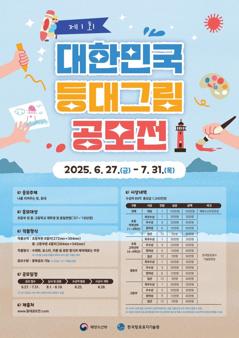 제1회 대한민국 등대 그림 공모전