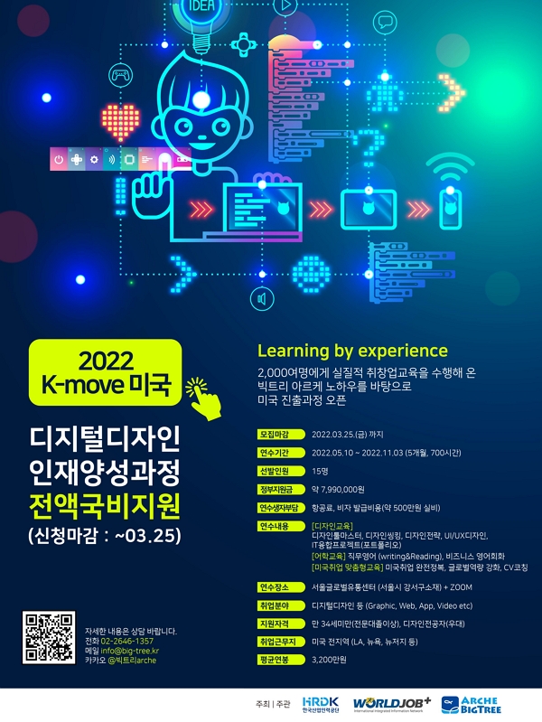 2022 K-Move 스쿨 ‘미국 디지털디자인전문가 양성과정'