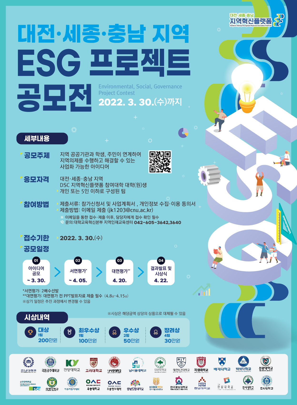 대전·세종·충남 지역 ESG 프로젝트 공모전