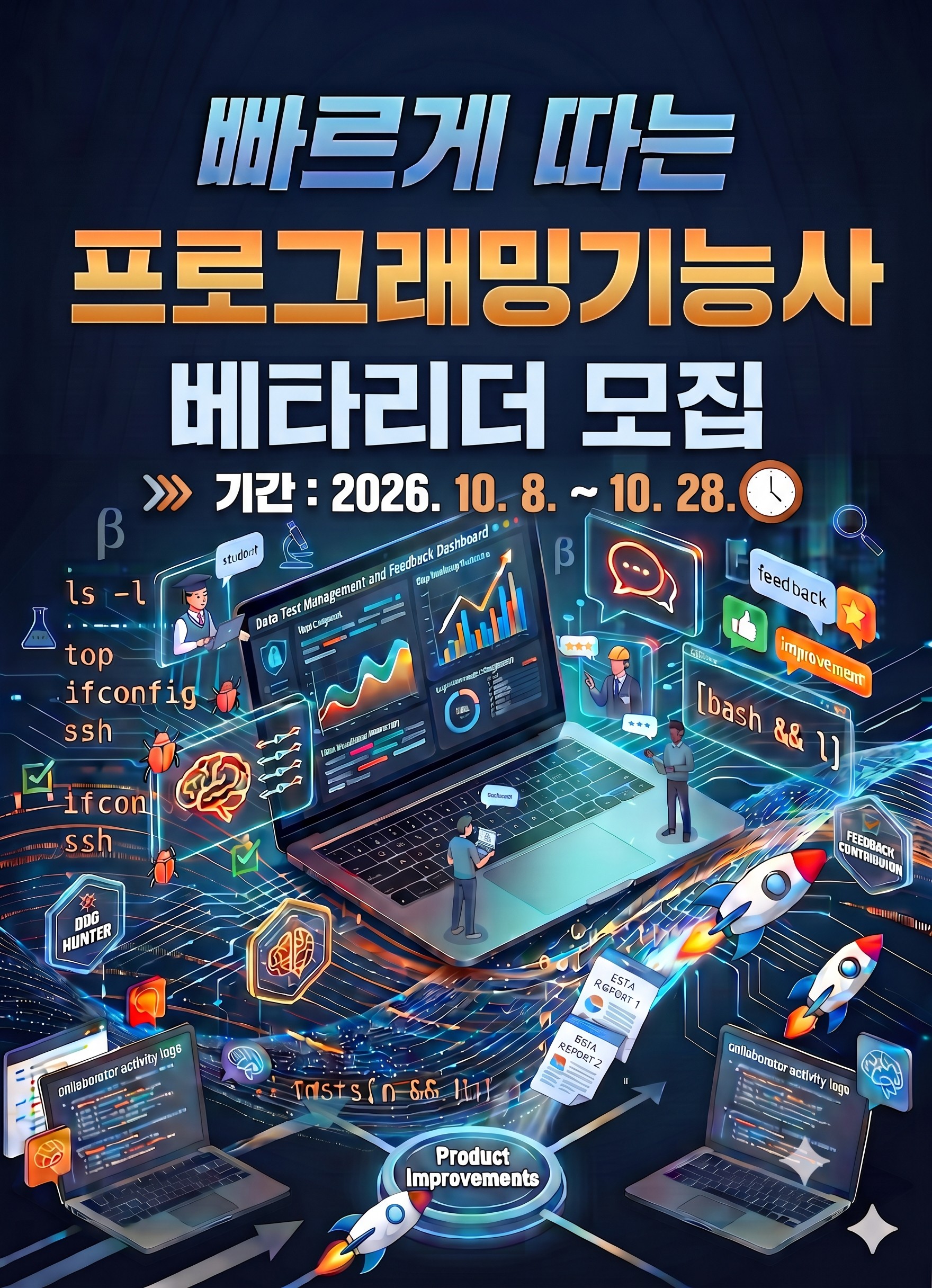 '빠르게 따는 프로그래밍기능사 필기' 베타리더 모집