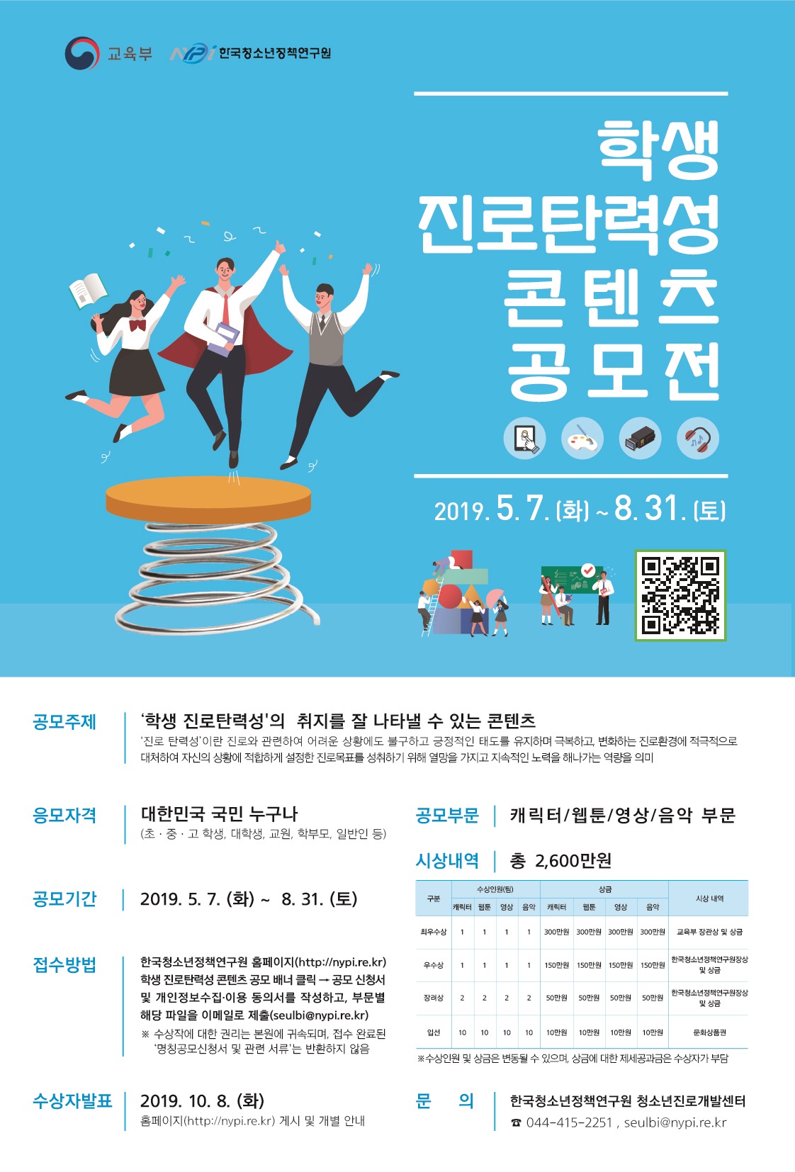 학생 진로탄력성 콘텐츠 공모전