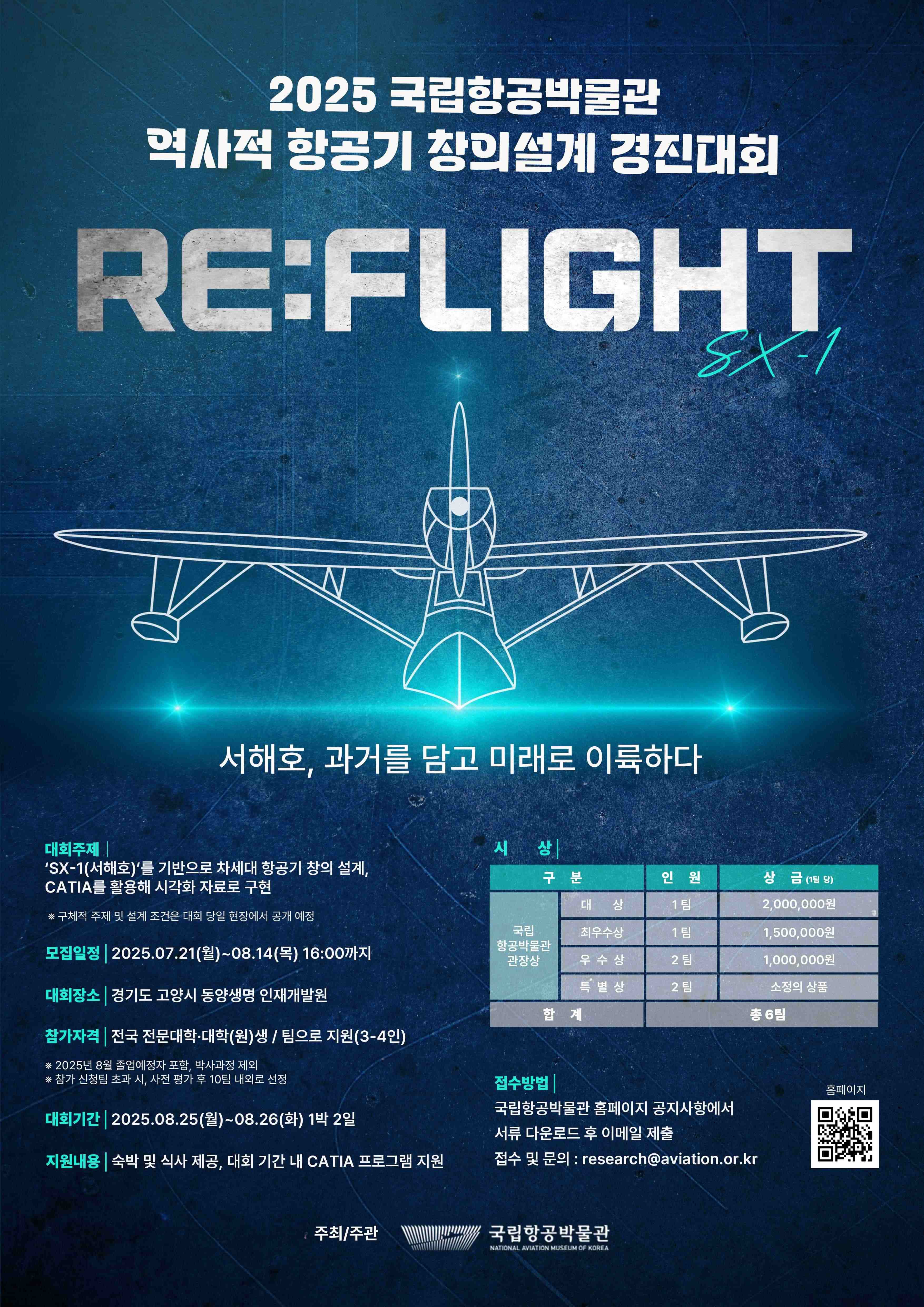 2025 국립항공박물관 역사적 항공기 창의설계 경진대회
