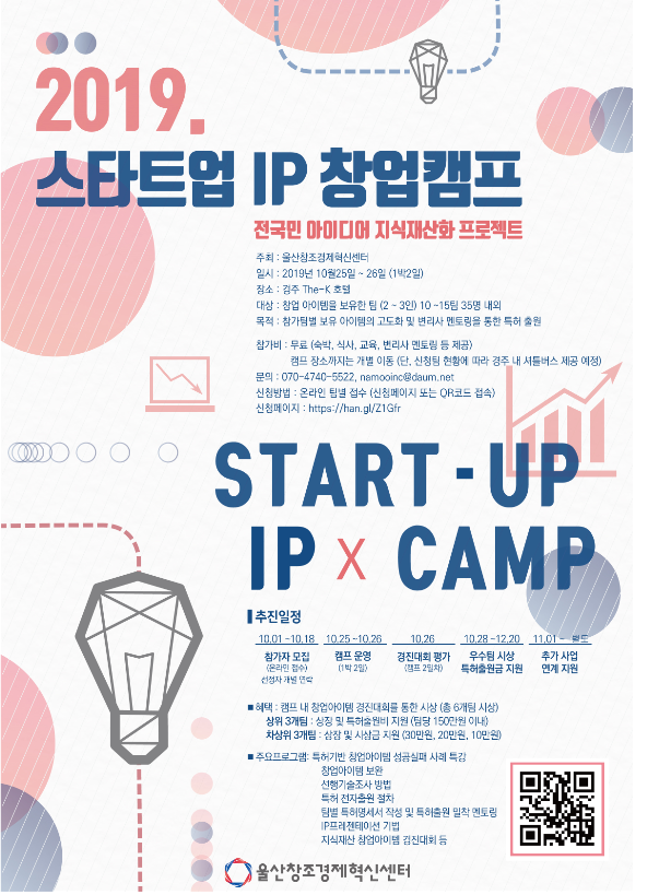 전국민 아이디어 지식재산화 프로젝트  스타트업 IP 창업캠프
