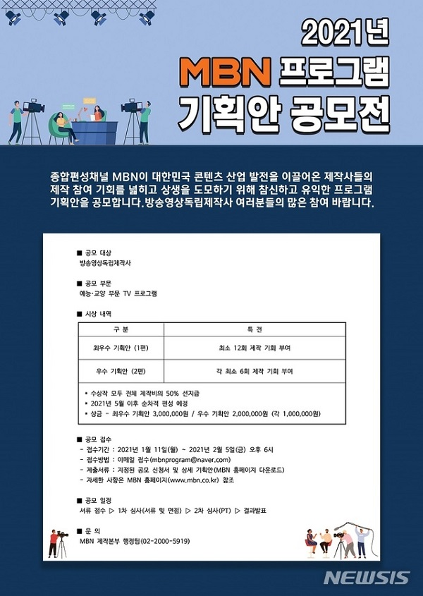 2021년 MBN 프로그램 기획안 공모전
