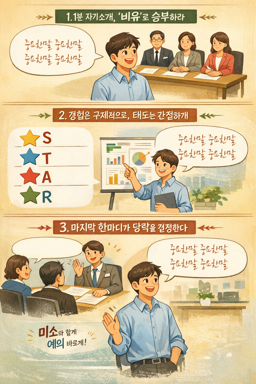 "면접만 가면 떨어진다며?" – 대외활동 면접관의 마음을 훔치는 3단계 필승법